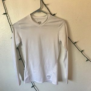 White long compression shirt